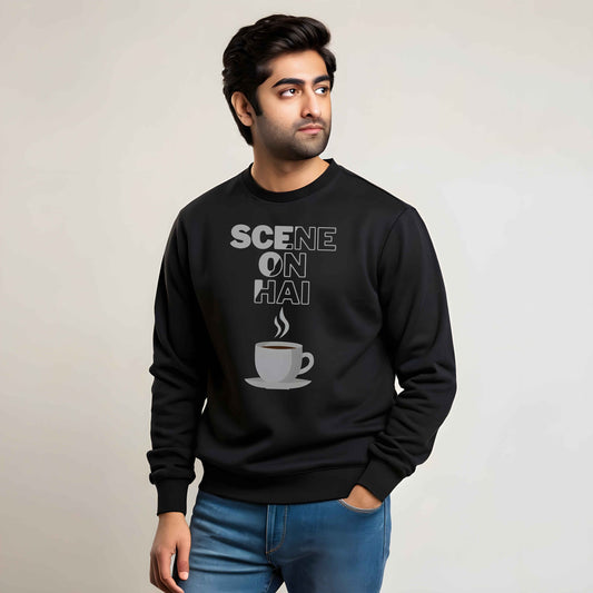 Scene On Hai Printed Sweatshirt